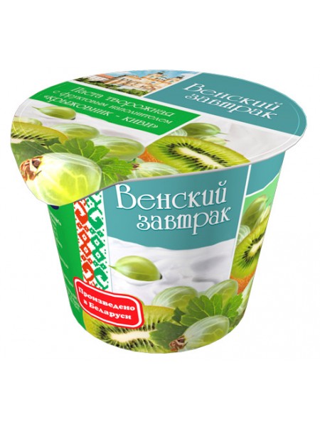 Твор. Паста 7% вен зав киви-крыжовник 100г*20 Минск МЗ №1 Твор. Паста 7% вен зав киви-крыжовник 100г*20 Минск МЗ №1